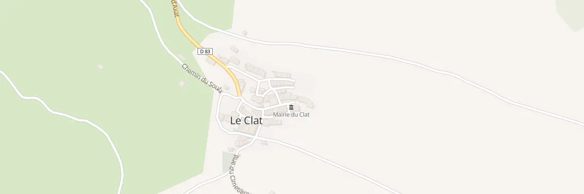 Plan du 5001 Le Village au Clat