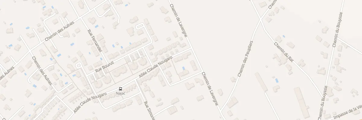 Plan du 525 All Claude Nougaro à Lescure-d’Albigeois