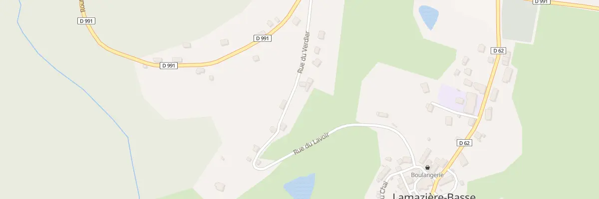 Plan du 7 Rue du Verdier à Lamazière-Basse