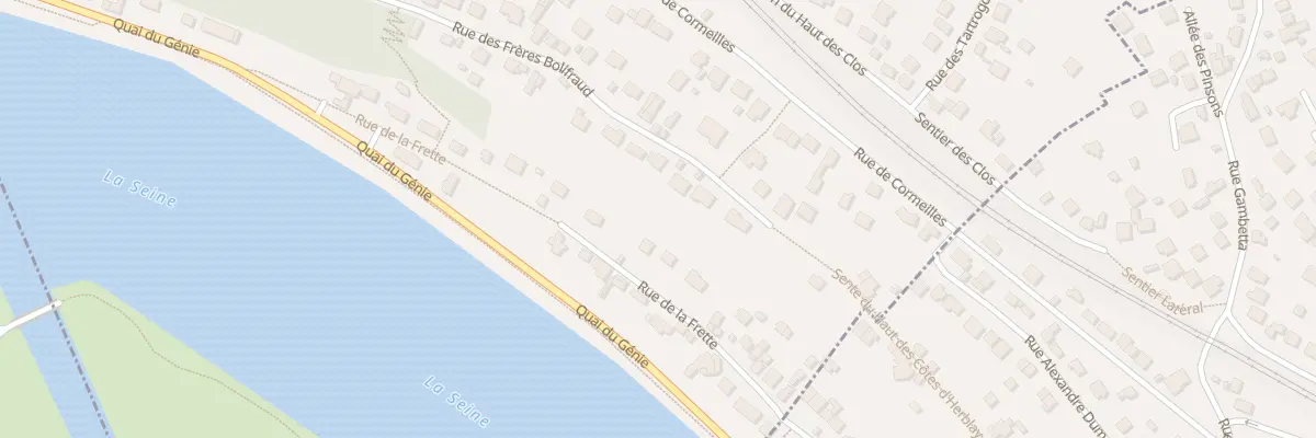 Plan du 20B Rue de la Frette à Herblay-sur-Seine
