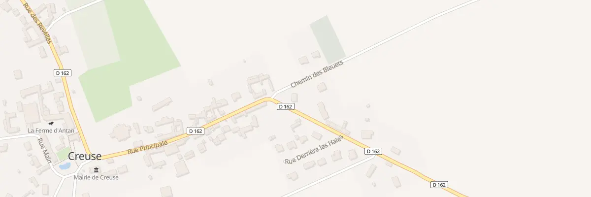 Plan du 1 Rue de Bacouel à Creuse