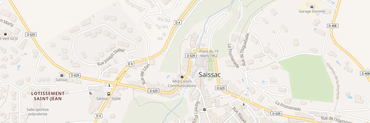 Plan du 5027 Le Village à Saissac