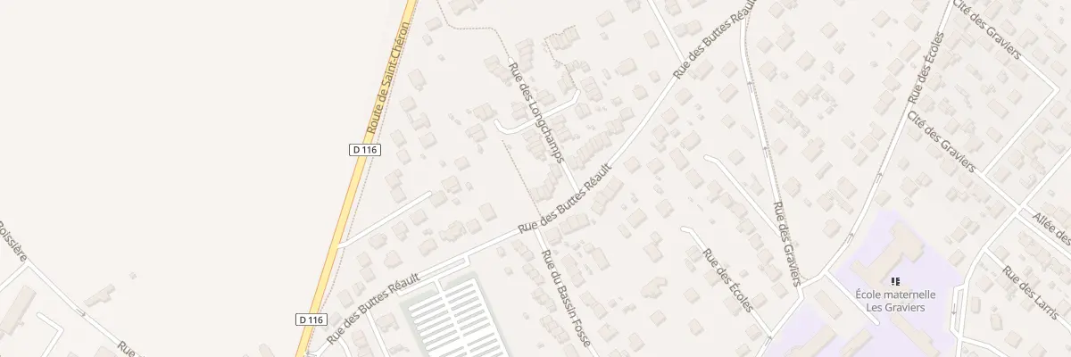 Plan du 282A Rue des Buttes Réault à Breuillet