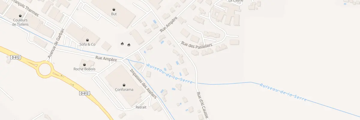 Plan du 6 Rue d’Al Causse à Puygouzon