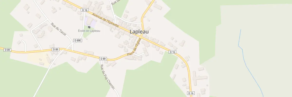 Plan du 14 Pl de l’Eglise à Lapleau