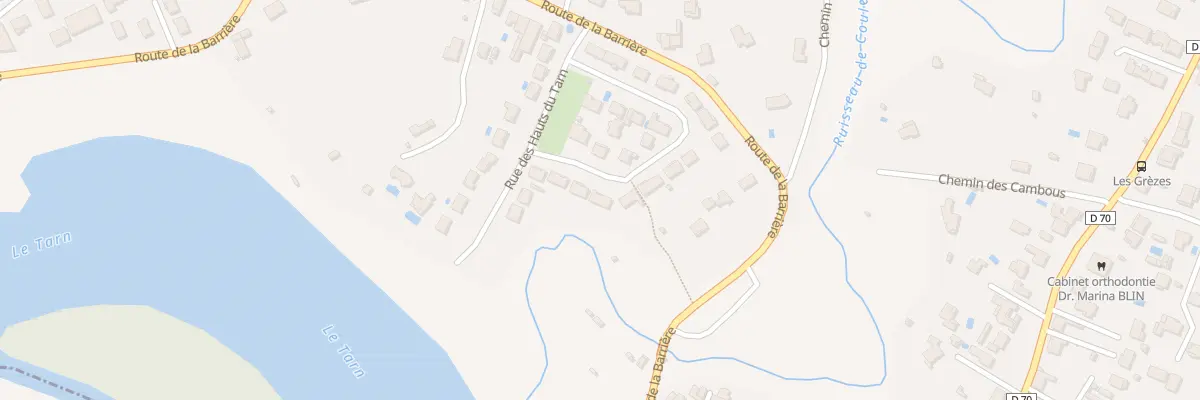 Plan du 23 Rue des Chênes Verts à Lescure-d’Albigeois