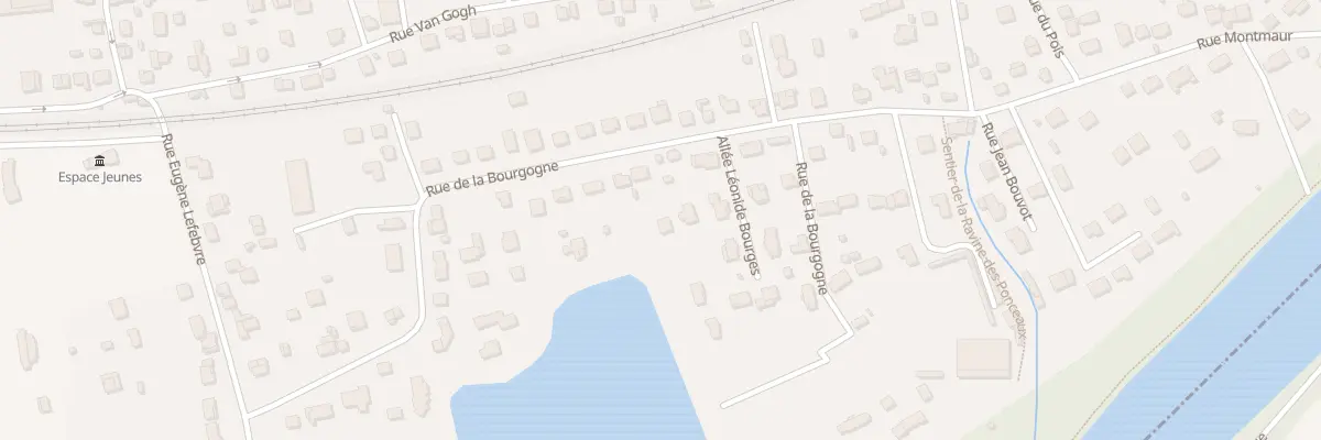 Plan du 25 Rue de la Bourgogne à Auvers-sur-Oise