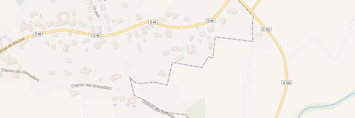 Plan du 13 Av de Mauzac à Pauligne