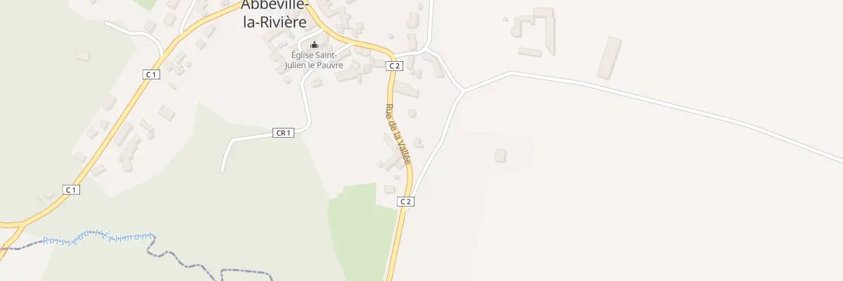 Plan du 11 Rue de la Vallée à Abbéville-la-Rivière
