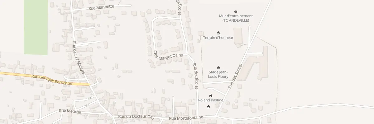 Plan du 21 Rue des Écoles à Andeville