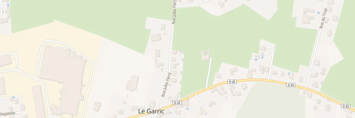 Plan du 8 Rue Jules Ferry au Garric