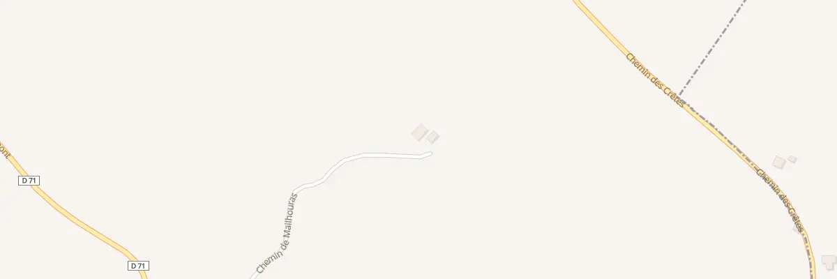 Plan du 361 Che de Mailles à Lamillarié