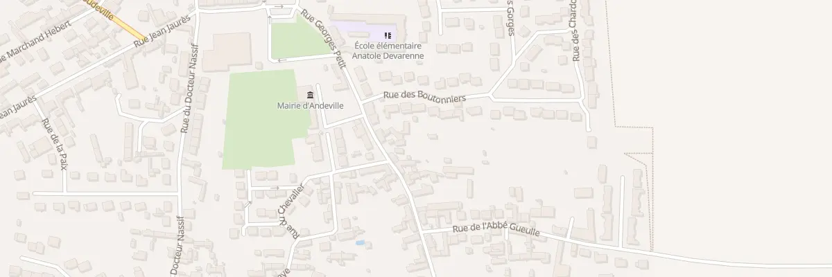 Plan du 23 Rue Georges Petit à Andeville
