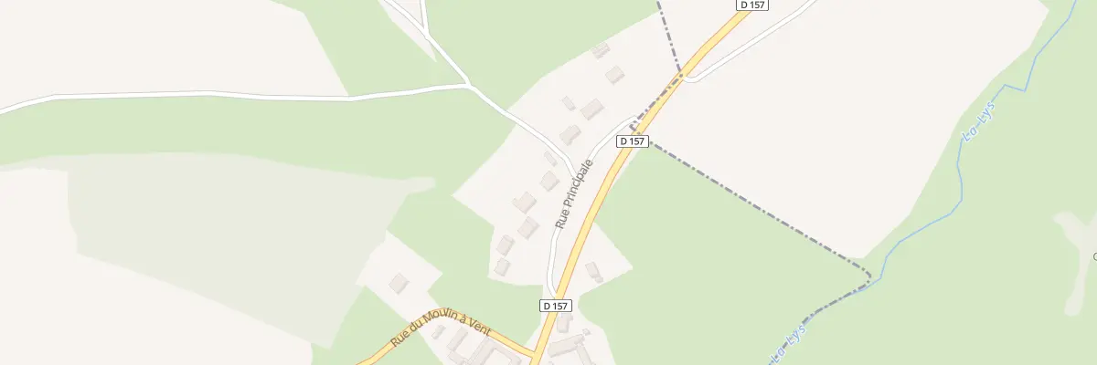Plan du 157 Rue Principale à Dennebrœucq