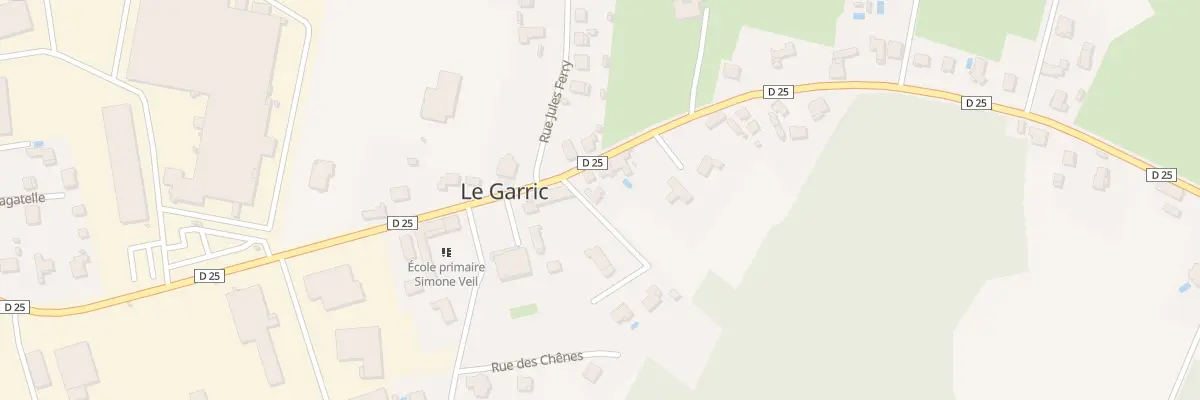 Plan du 12B Rte de Valdériès au Garric