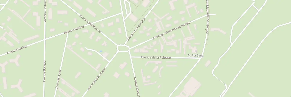 Plan du 4 Av Adrienne Lecouvreur à Maisons-Laffitte