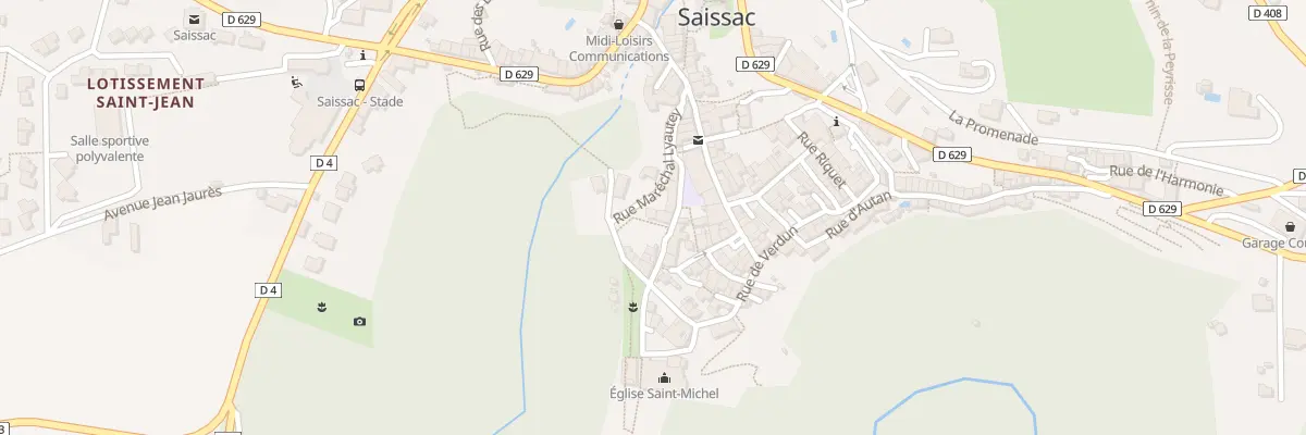Plan du 237 Le Village à Saissac
