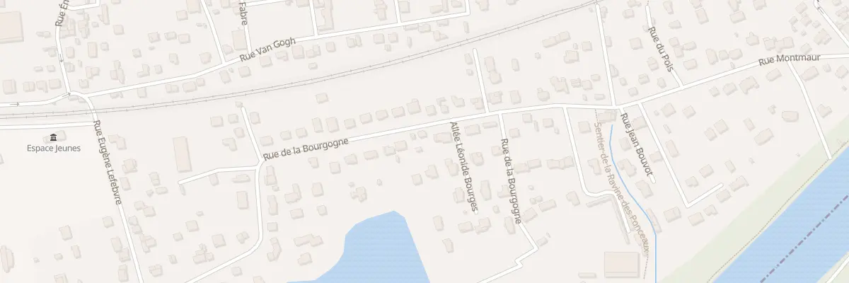 Plan du 13 Rue de la Bourgogne à Auvers-sur-Oise