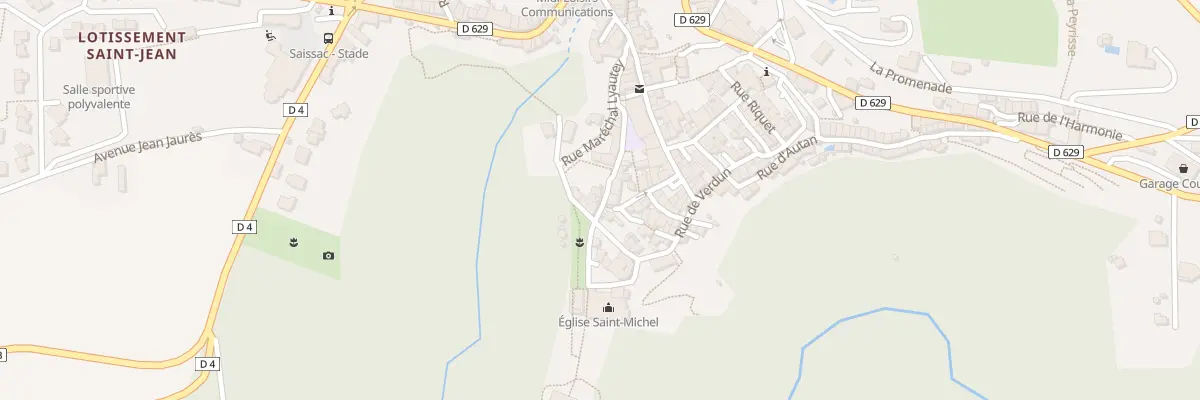 Plan du 232 Le Village à Saissac