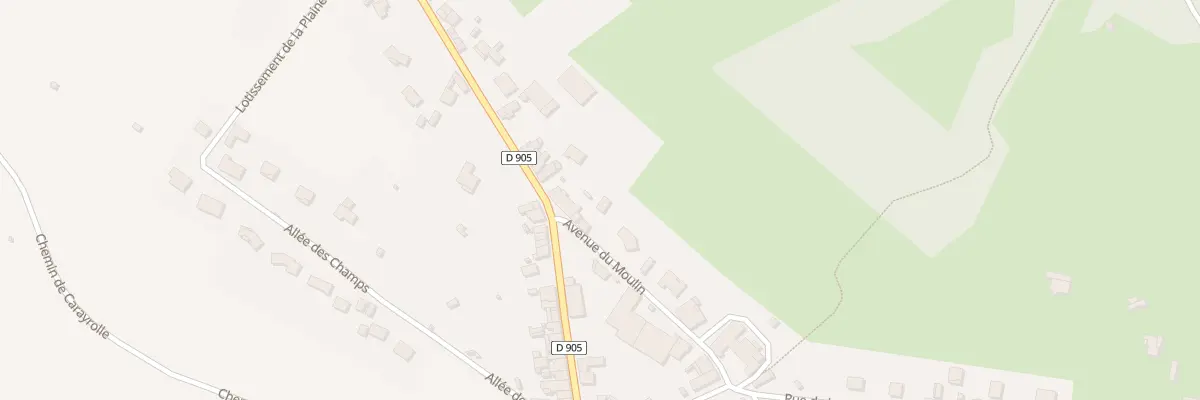 Plan du 7B Av du Moulin à Mirandol-Bourgnounac