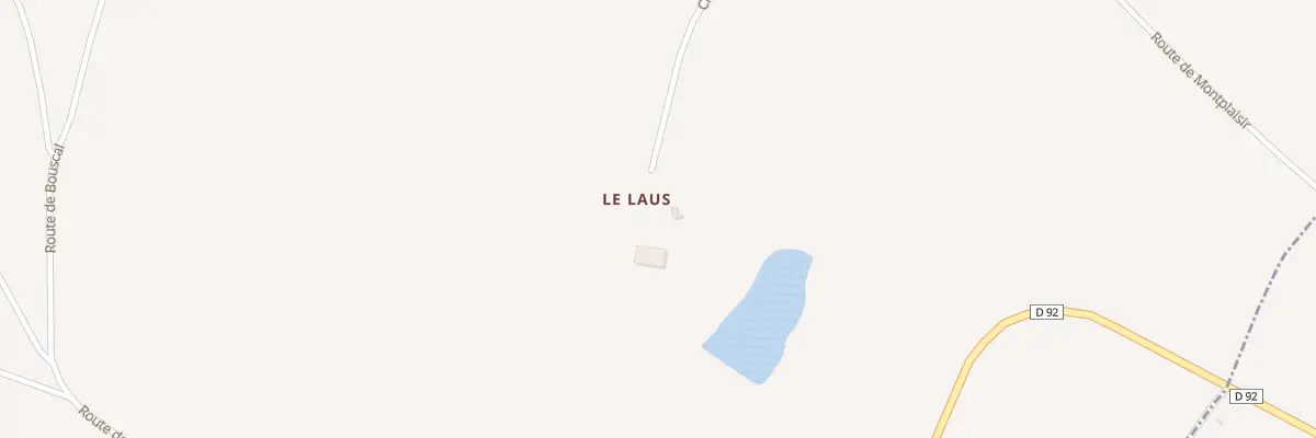 Plan du 5102 Le Laus à Saint-Genest-de-Contest
