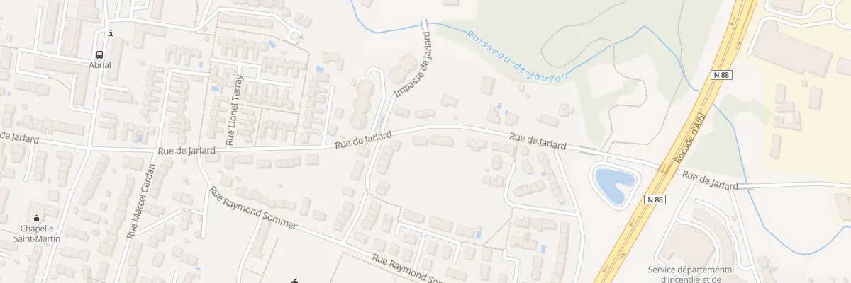 Plan du 146B Rue de Jarlard à Albi