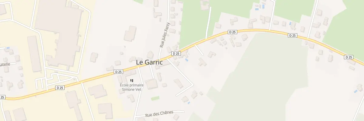 Plan du 12 Rte de Valdériès au Garric