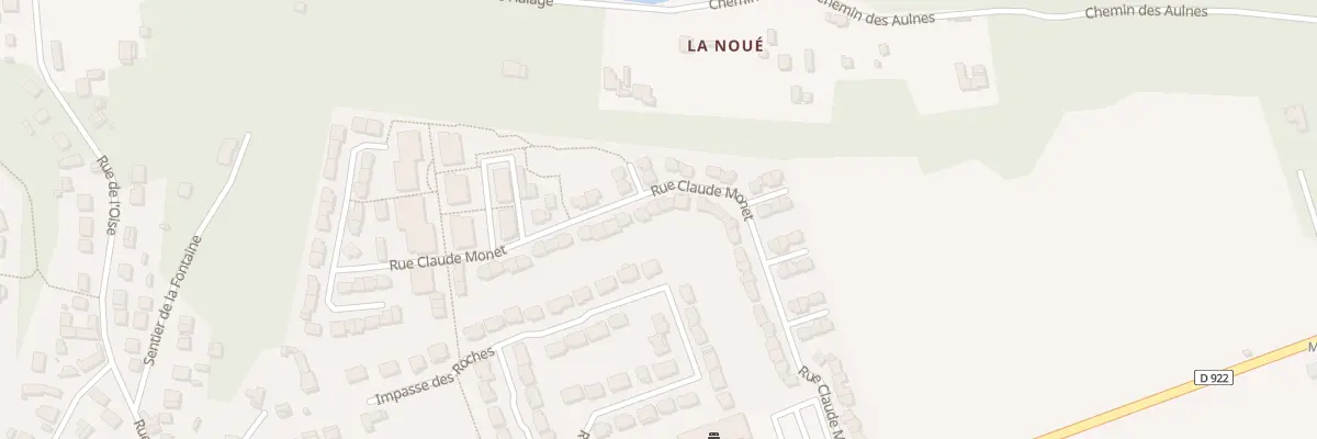 Plan du 34 Rue Claude Monet à Méry-sur-Oise