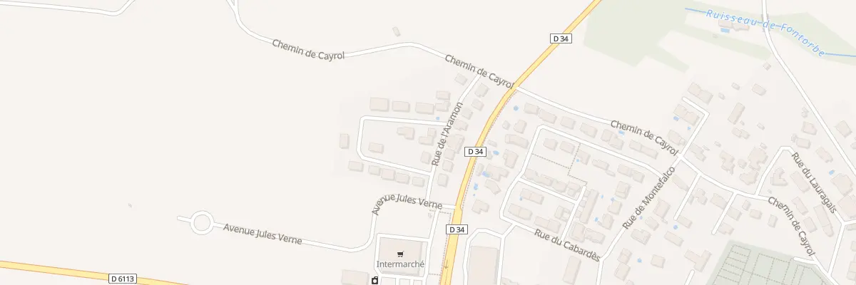 Plan du 5 Rue de l’Aramon à Alzonne
