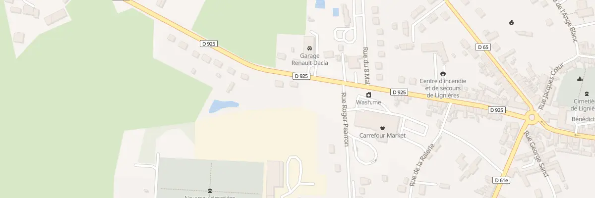 Plan du 2 Rte de Chateauroux à Lignières