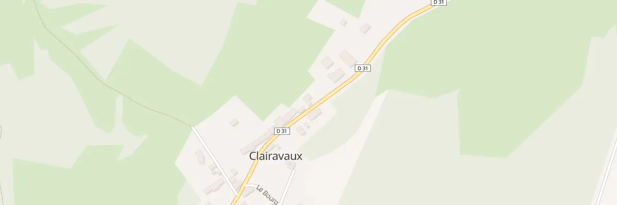 Plan du 43 Le Bourg à Clairavaux