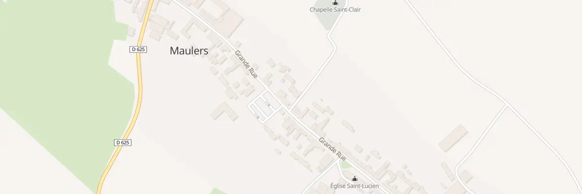 Plan du 9 Gr Grande Rue à Maulers
