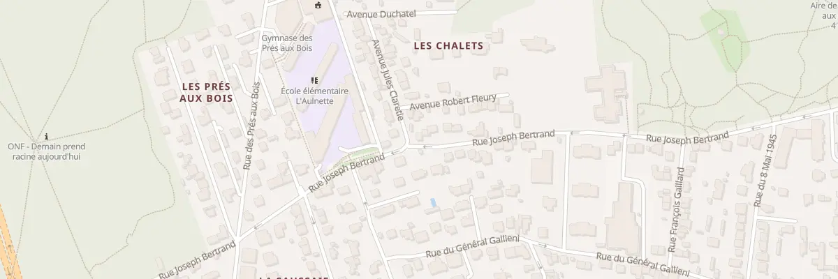 Plan du 20 Rue Joseph Bertrand à Viroflay