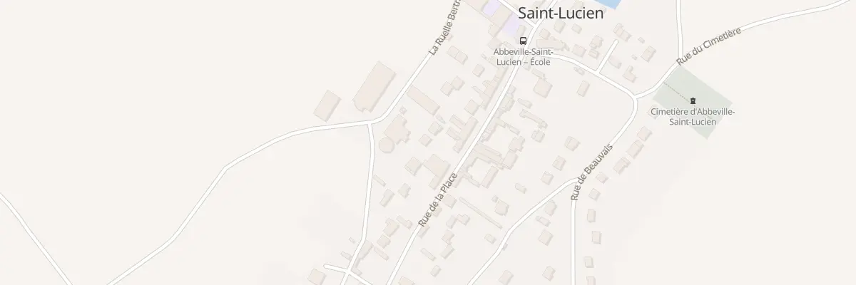 Plan du 16 Rue de la Place à Abbeville-Saint-Lucien