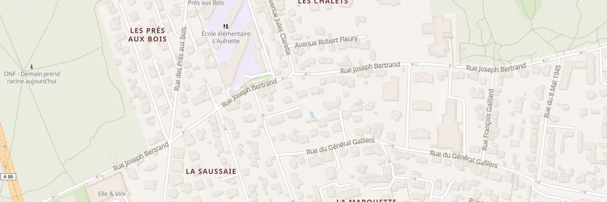 Plan du 57 Rue Joseph Bertrand à Viroflay