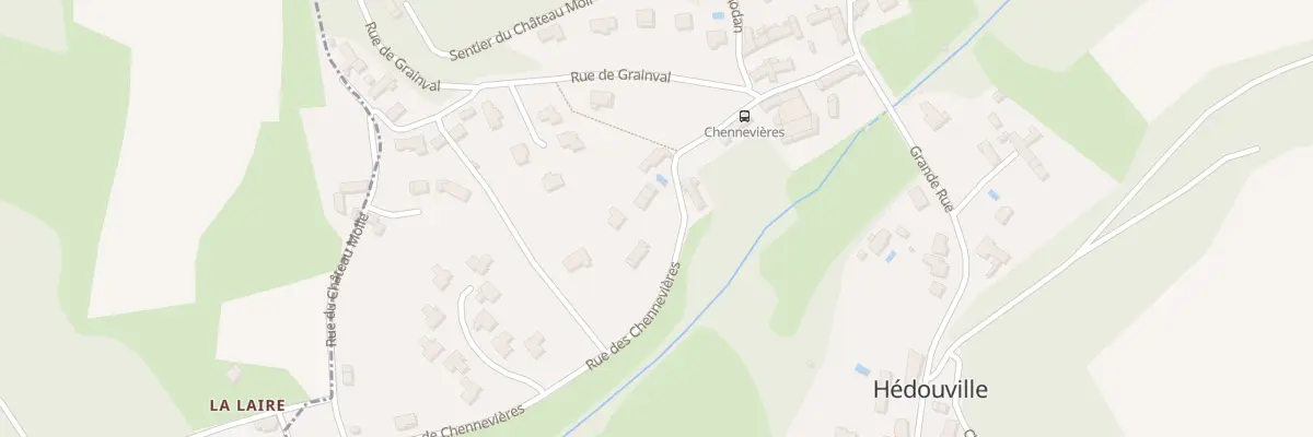 Plan du 4 Rue des Chennevières à Hédouville