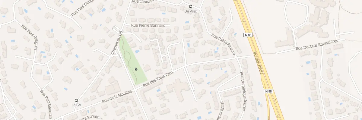 Plan du 15 Rue des Trois Tarn à Albi