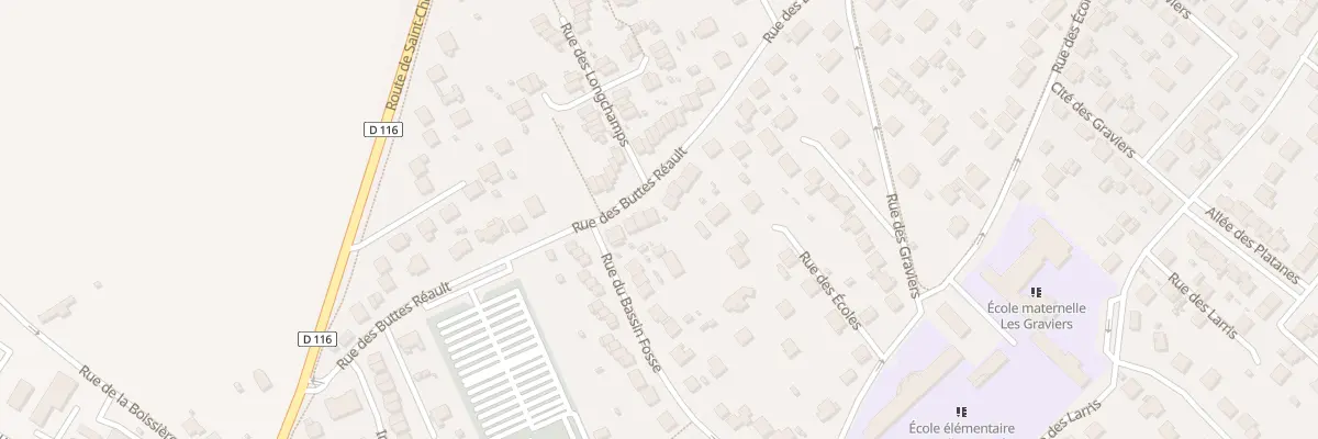 Plan du 279 Rue des Buttes Réault à Breuillet