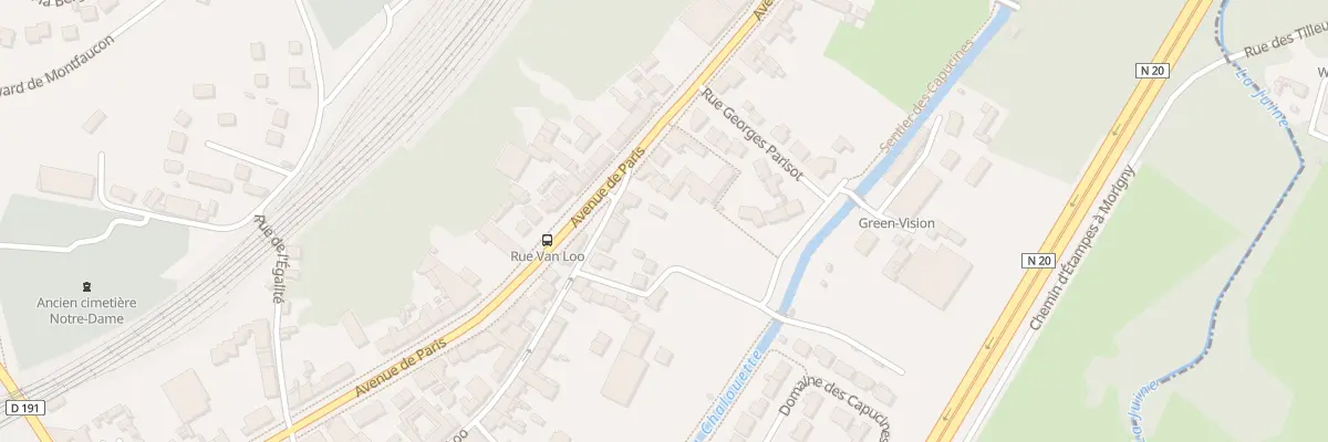 Plan du 38 Rue Van Loo à Étampes