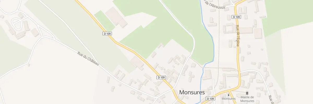 Plan du 10 Rue de Conty à Monsures