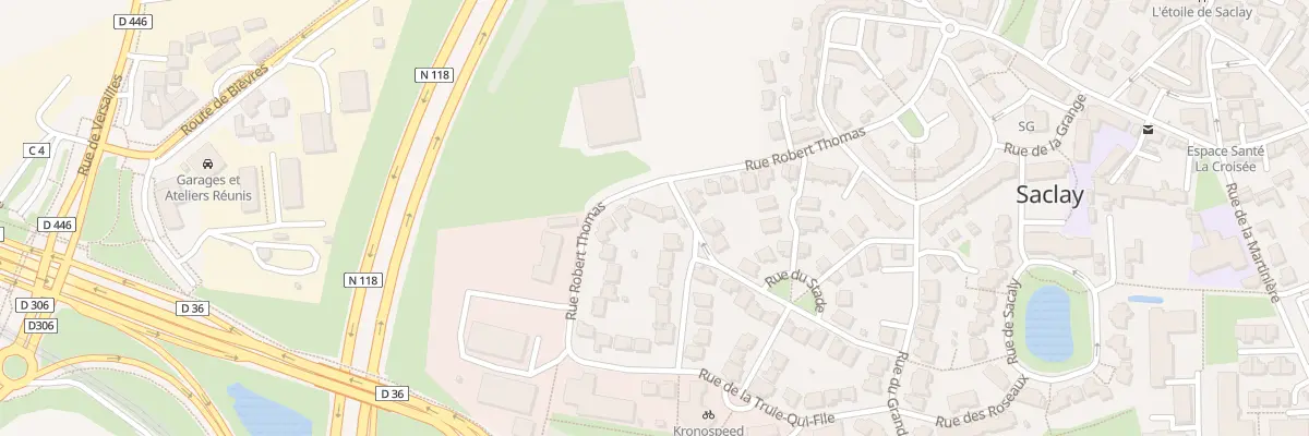 Plan du 27 Rue Robert Thomas à Saclay