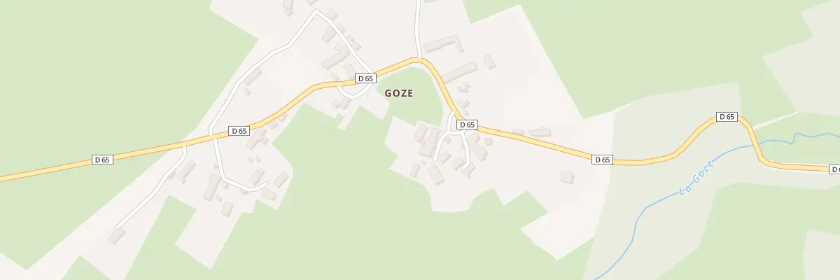 Plan du 39 Goze à Gouzon