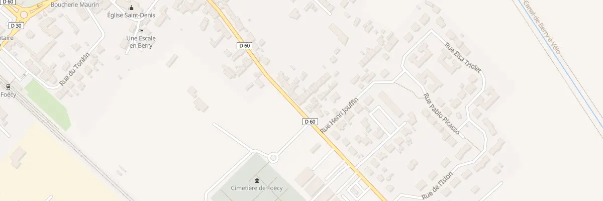 Plan du 27 Rue Jean Moulin à Foëcy