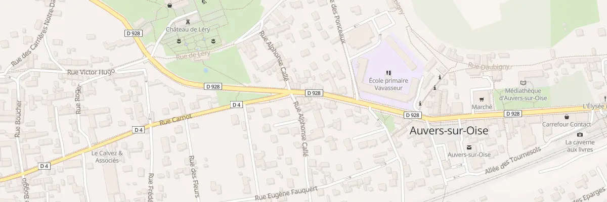 Plan du 39 Rue du Gal de Gaulle à Auvers-sur-Oise