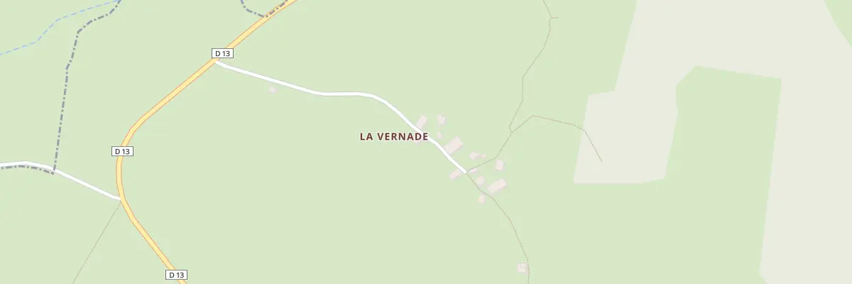 Plan du 2 La Vernade à Saint-Silvain-sous-Toulx