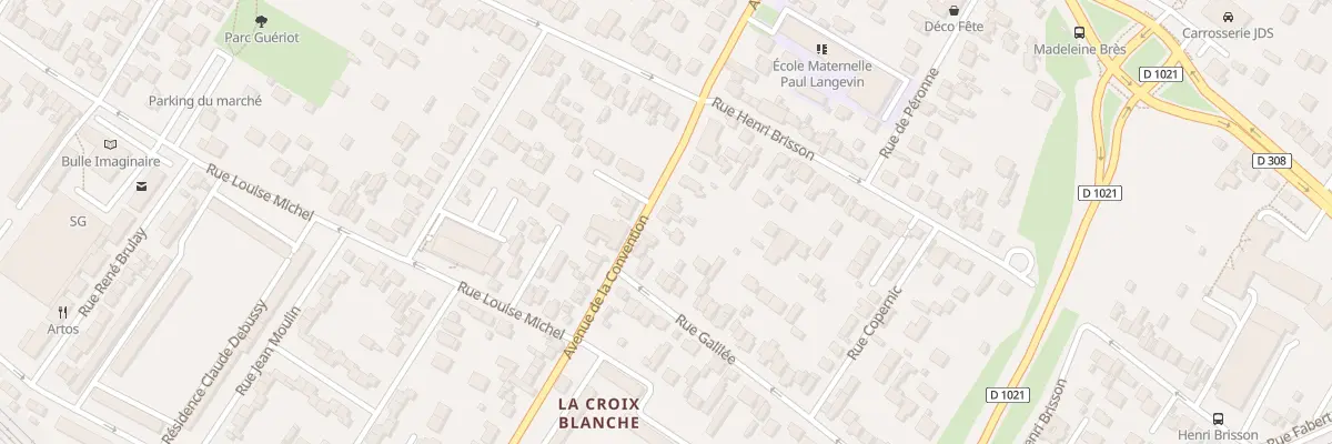 Plan du 43 Av de la Convention à Sartrouville