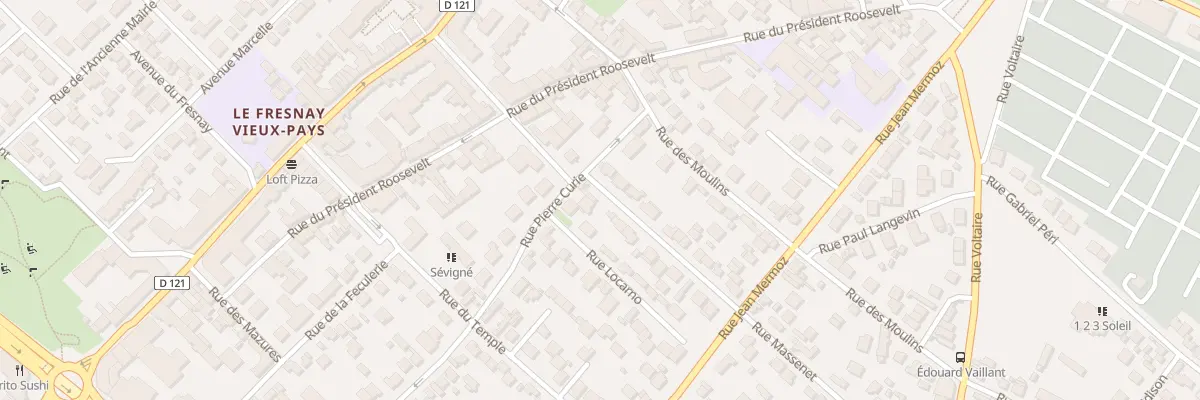 Plan du 4 Rue Massenet à Sartrouville