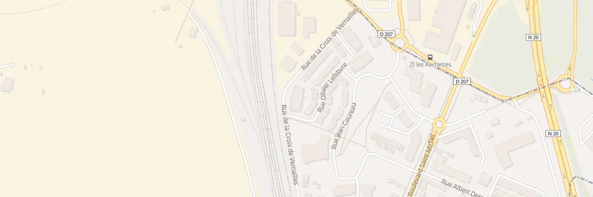 Plan du 56 Rue de la Croix de Vernailles à Étampes