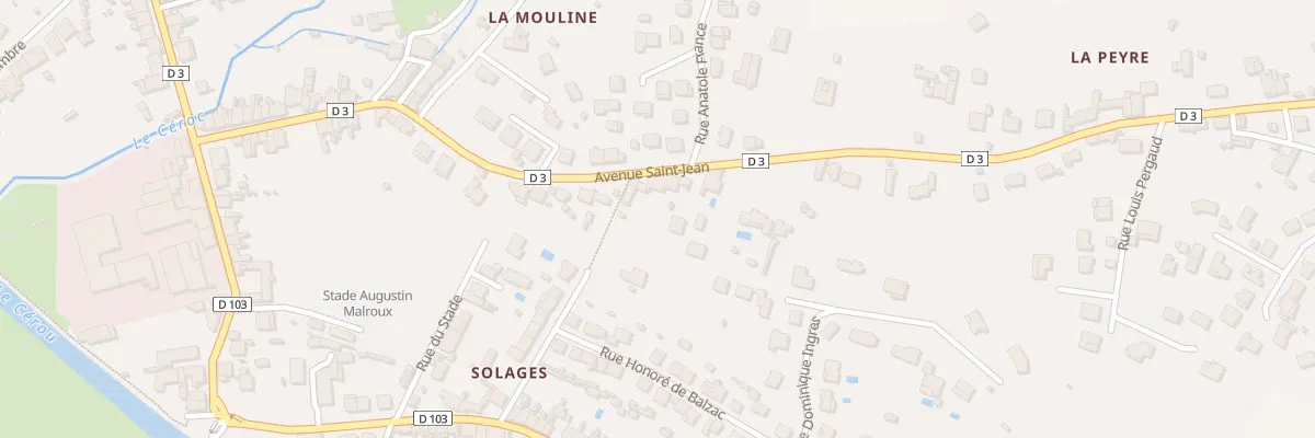 Plan du 94 Av Saint Jean à Carmaux
