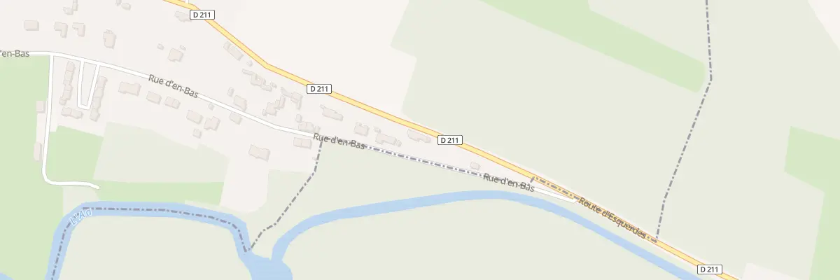 Plan du 18 Rue d’Esquerdes à Setques